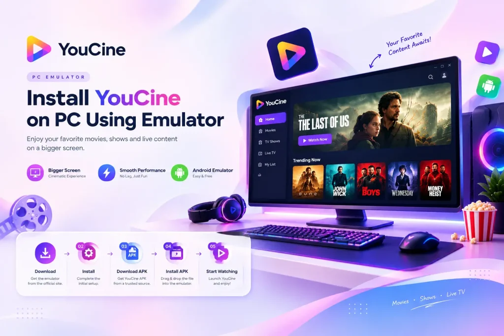 YouCine para PC: Como Baixar no Windows e Mac (2026) 2 Instalar o YouCine no PC