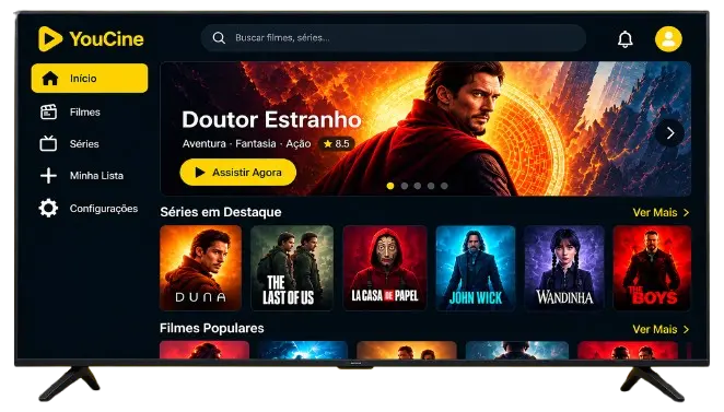 YouCine TV: Instalar em Smart TV, TV Box e Fire TV (2026) 1 youcine tv